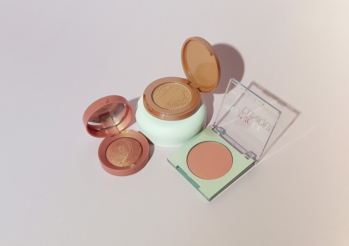 Румяна Bourjois, Tarte, Clinique
