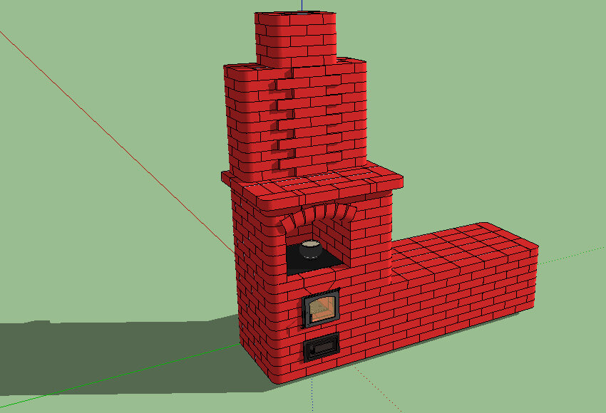 Печь с лежанкой своими руками. Авторский проект