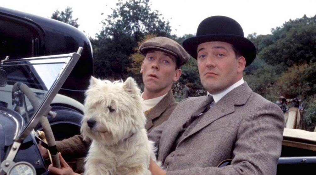 Кадр из сериала «Дживс и Вустер» (1990-1993) 