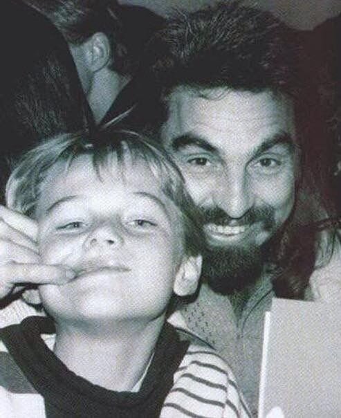 Леонардо Ди Каприо с отцом