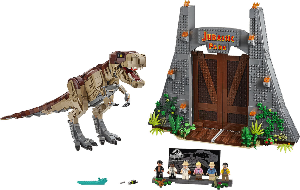 Раскраска Lego Jurassic World для печати