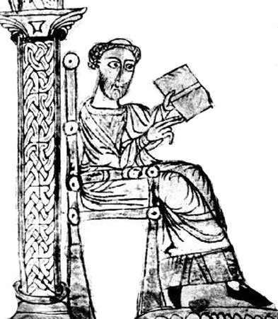 Исидор Севильский, средневековое изображение. Фото из открытых источников.