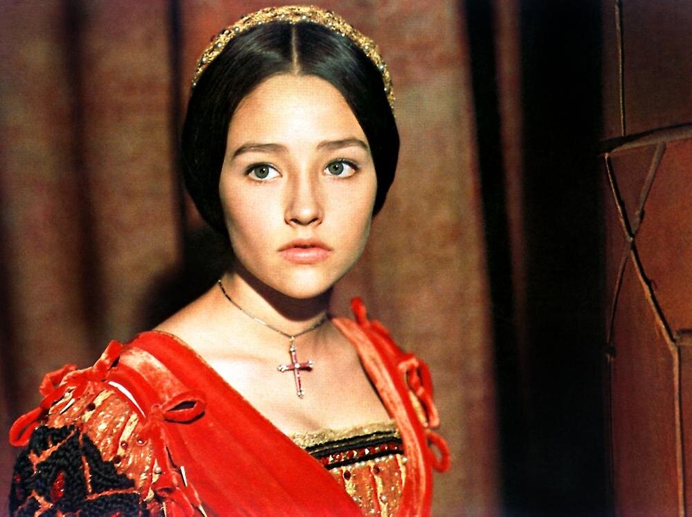 Оливия Хасси, кадр из фильма «Ромео и Джульетта», 1968 г.