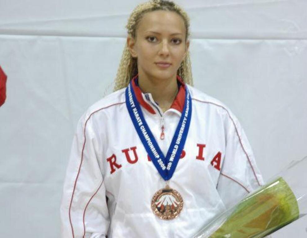 Марина Соболь чемпионка мира по карате 2008 г