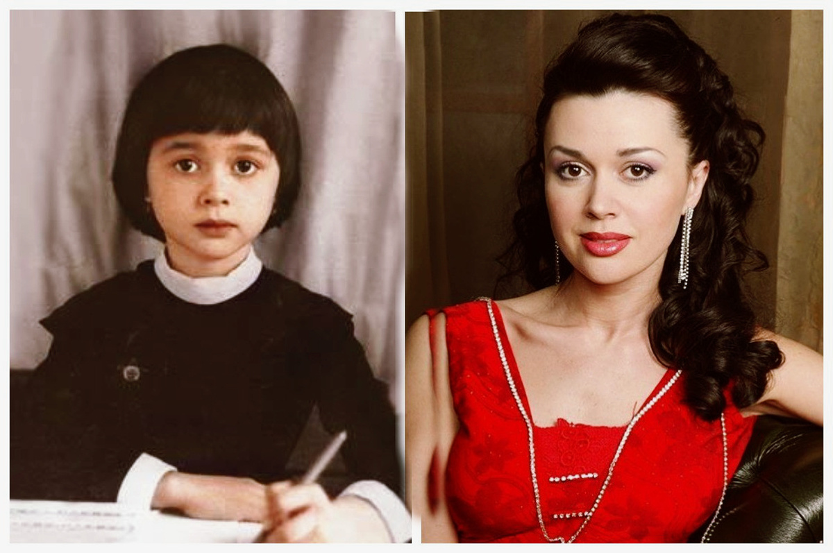 Анастасия Заворотнюк в молодости и сейчас, звёзды, знаменитости, шоу бизнес, актриса