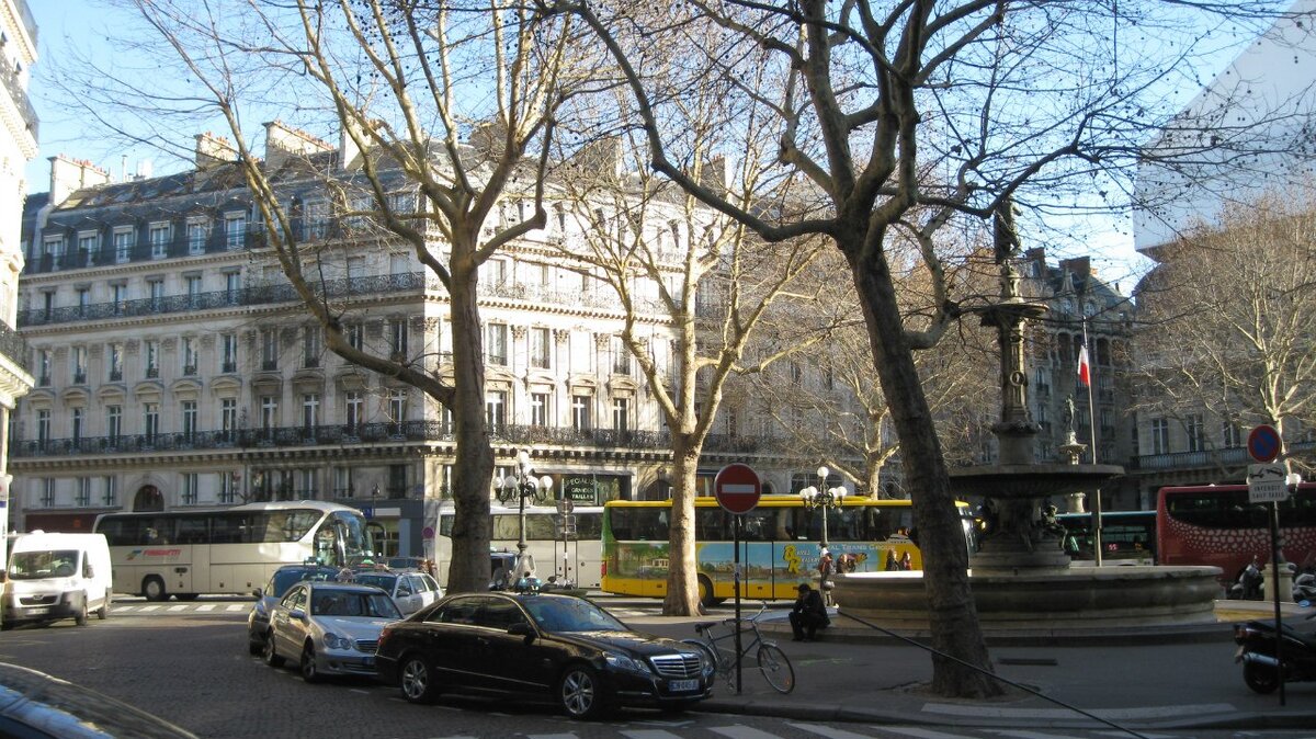 Январский солнечный день в Париже 