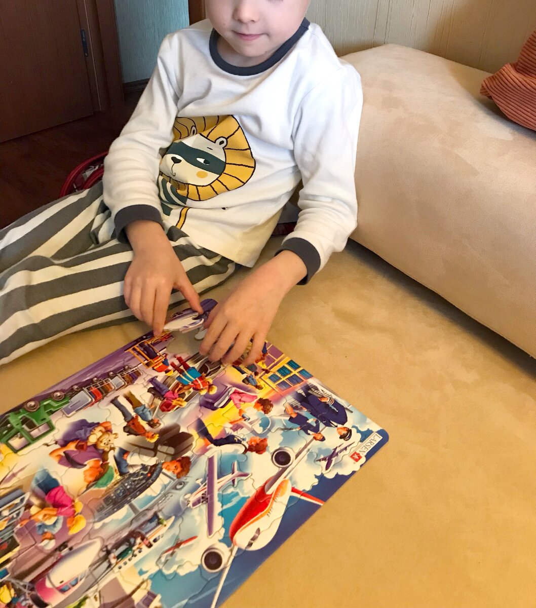 Пазлы Larsen на картонной подложке