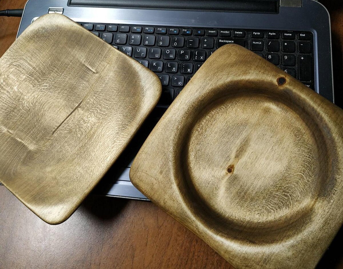 Тарелки из дерева