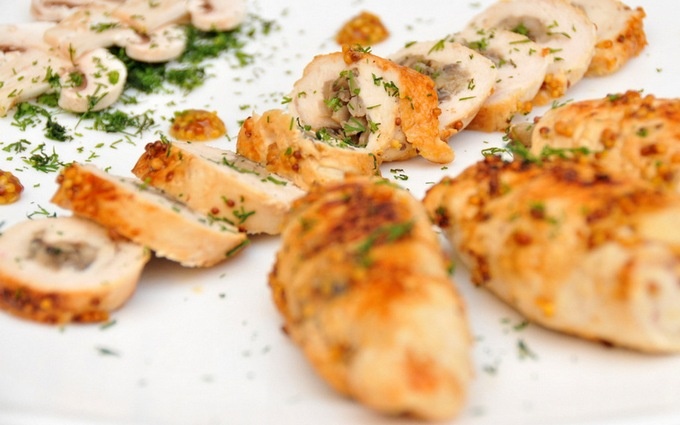 Куриные рулетики 