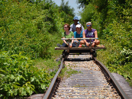 Bamboo Train in Battambang