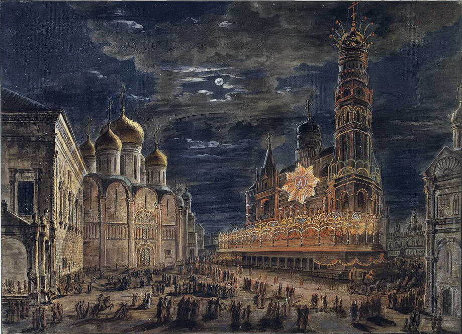 Ф.Я. Алексеев. Вид Ивановской площади. 1801 