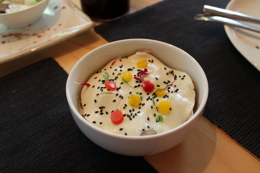 гребешки петушков в сливочном соусе