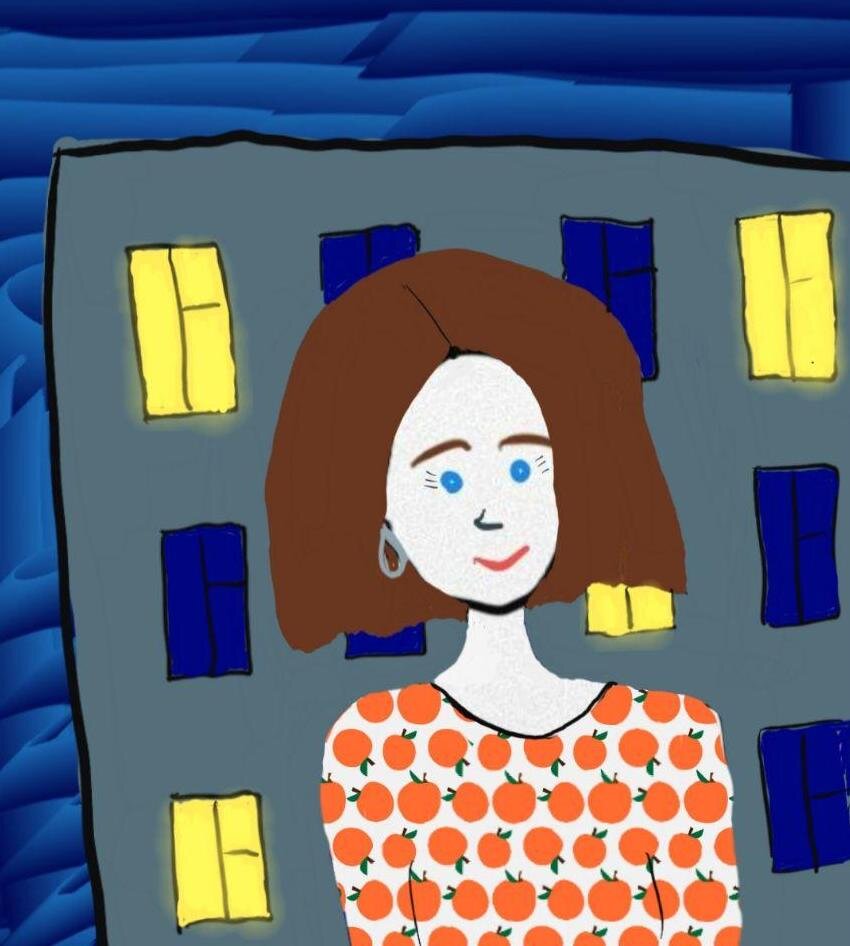 Сама нарисовала картинку для канала: я и домик, вроде этого достаточно