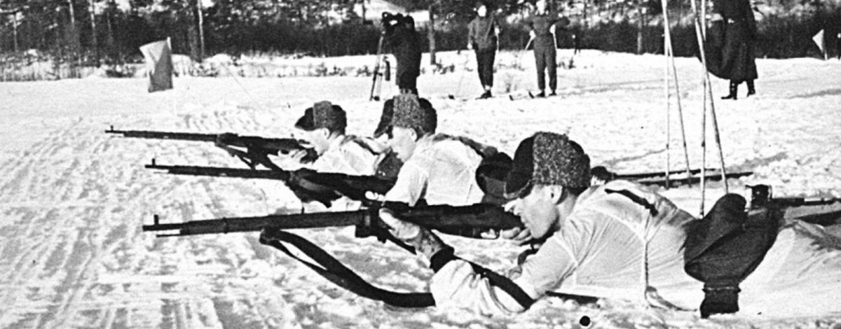 Первый чемпионат СССР по биатлону.