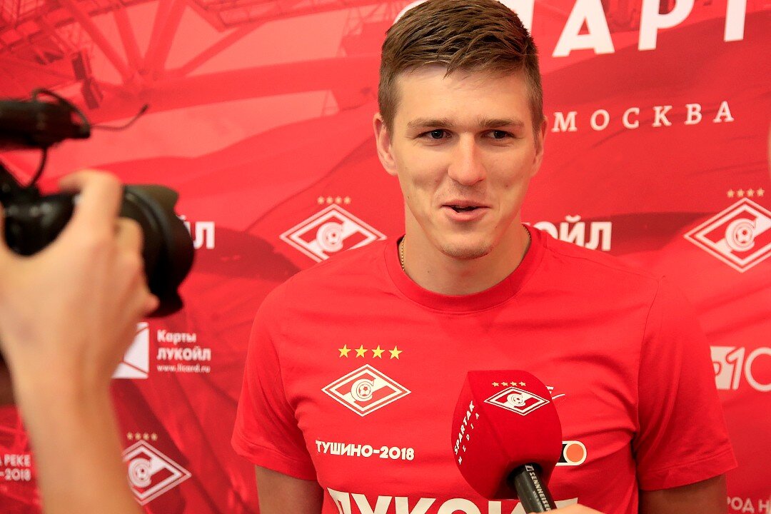 Новобранец "Спартака" Александр Соболев. Фото spartak.com