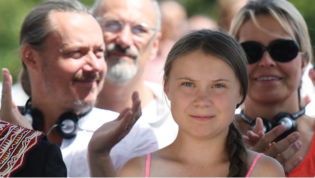 Грета с родителями
