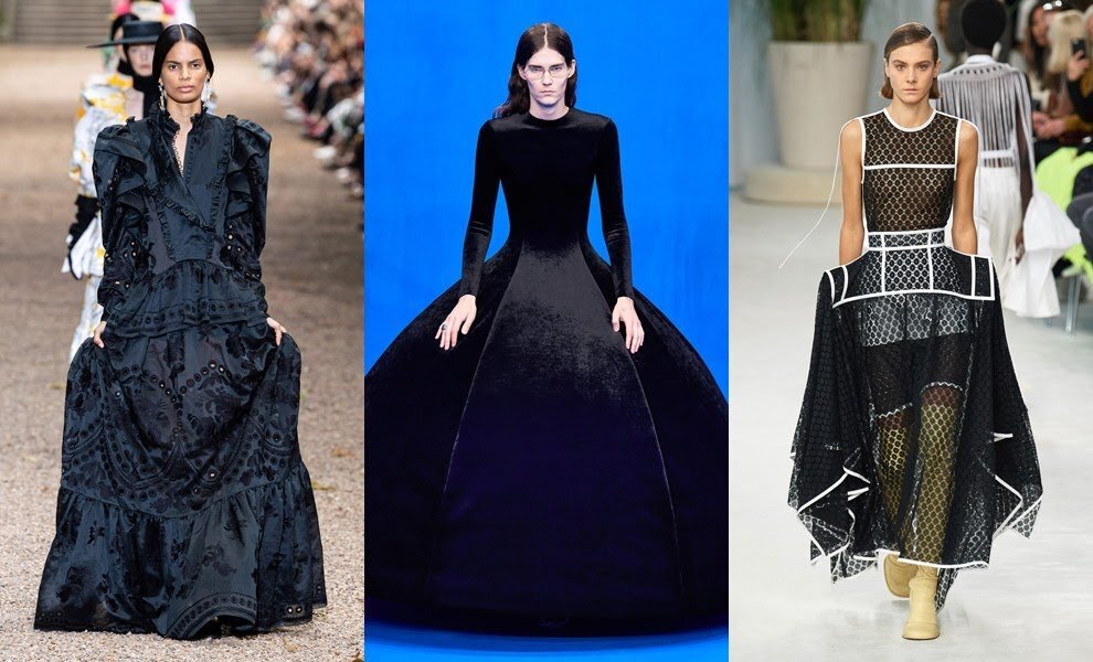 Erdem, Balenciaga, Loewe весна-лето 2020