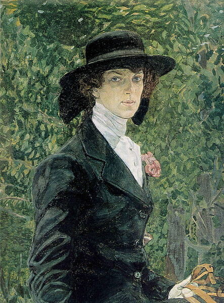 Фрагмент картины  Александра Головина ("Портрет Евфимии Павловны Носовой", 1916 год). Фото: открытые источники