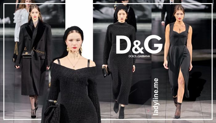 Dolce & Gabbana платье с кружевом цвет Чёрный | Stylemi