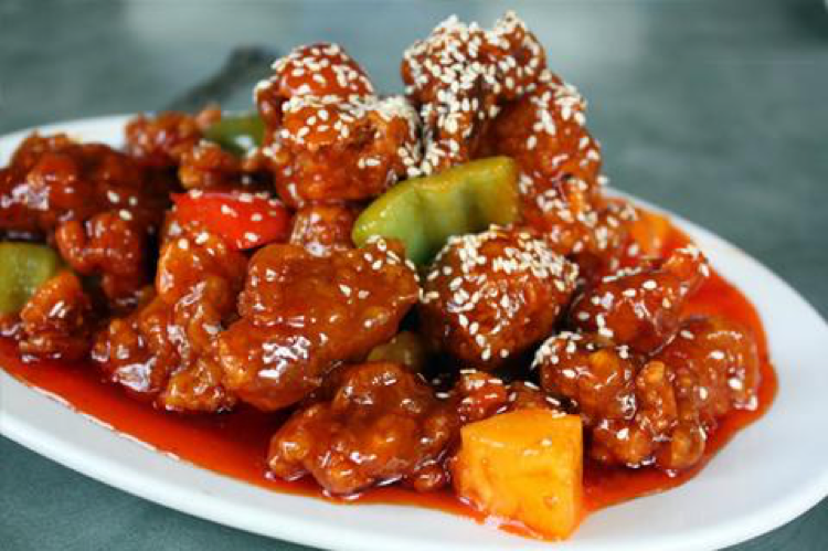 Свинина в кисло – сладком соусе  