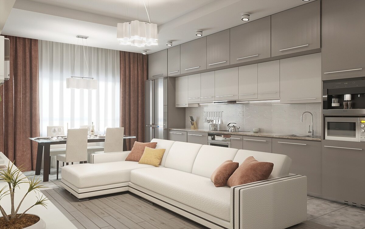 Современная гостиная  