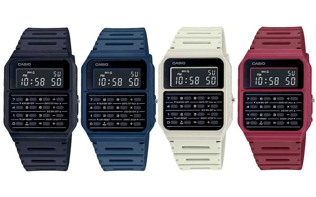 Калькулятор ч. Casio ca53. Casio CA-53wf-1b. Casio 2020. Часы Касио с калькулятором.