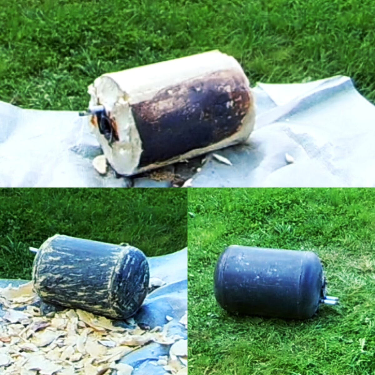 Лучше подложить пленку снизу, так как много мелкого мусора.