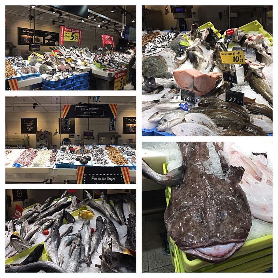 рыбный  прилавок 