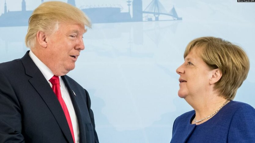 Дональд Трамп_Ангела Меркель