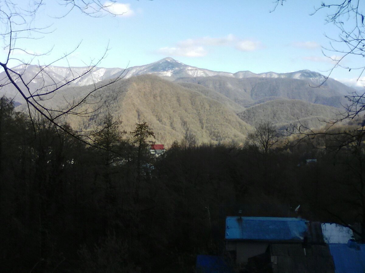 Вид на горы,с.Солох-Аул