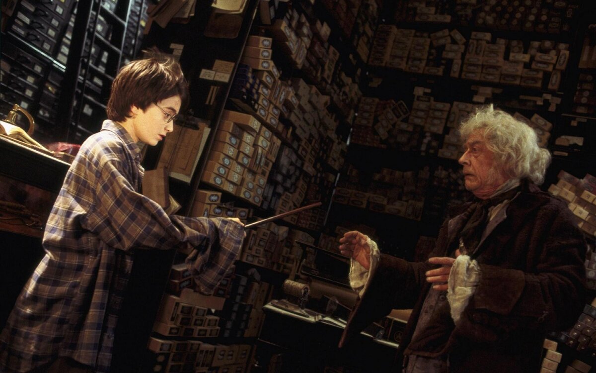 Кадр из фильма "Гарри Поттер и философский камень"