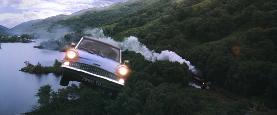 Летающий Ford Anglia Deluxe 105E 1962 года