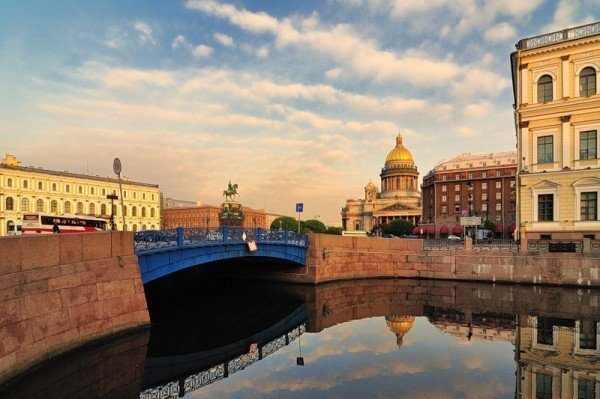 утро лето питер