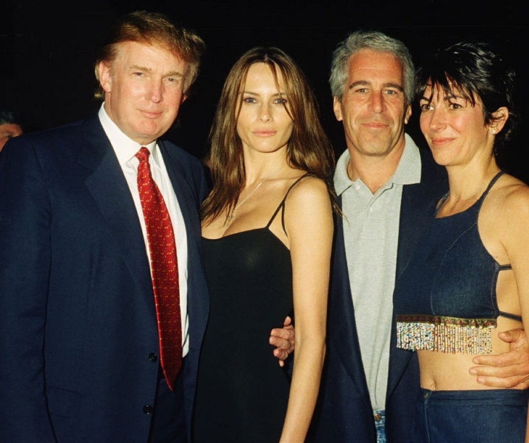 Дональд и Мелания Трамп, Джеффри Эпштейн и Гислейн Максвелл