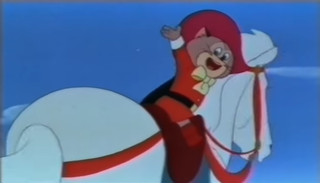 Кадр из м/ф "Кот в сапогах", Япония, 1969г