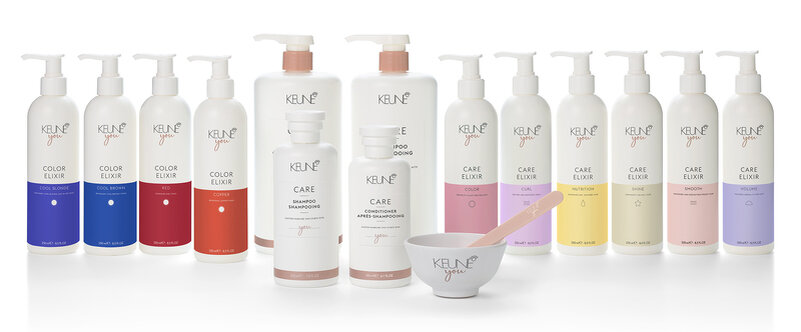 Keune You - топовый салонный и домашний уход, формулу которого составляет мастер салона красоты персонально для каждого клиента. 