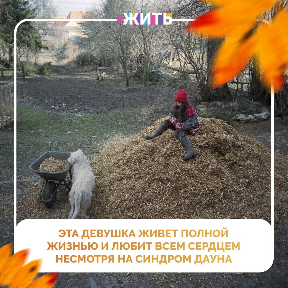 Героиня нашего рассказа живет на ферме вместе со своими родителями, братом и многочисленными животными😌

Софи чуткая и жизнерадостная. Она ведет беззаботную сельскую жизнь и радуется мелочам: ест мороженое, возится с животными на ферме☝️

С первого взгляда и не скажешь, что ее что-то отличает от других людей. Ведь эта девушка живет полной жизнью и любит всем сердцем, несмотря на синдром Дауна🙌

Счастья Софи и ее семье! Друзья, поддержим эту прекрасную девушку🤗

#жить #проектжить