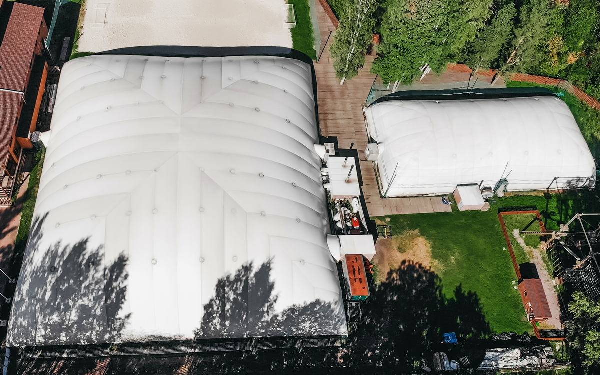 Современные воздухоопорные сооружения. ВОС для ФОЦ «Сосновка Парк», Санкт-Петербург