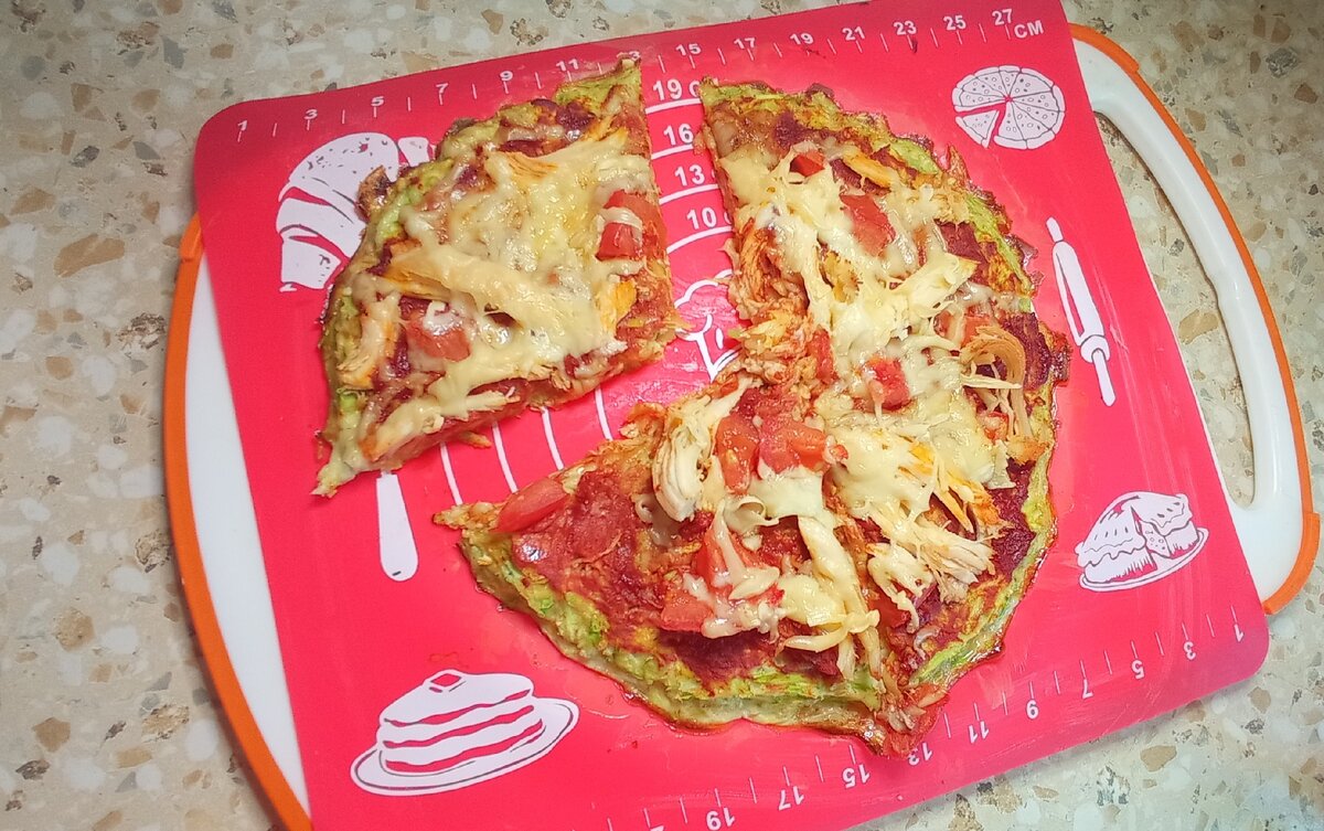 Пицца из кабачка в духовке 