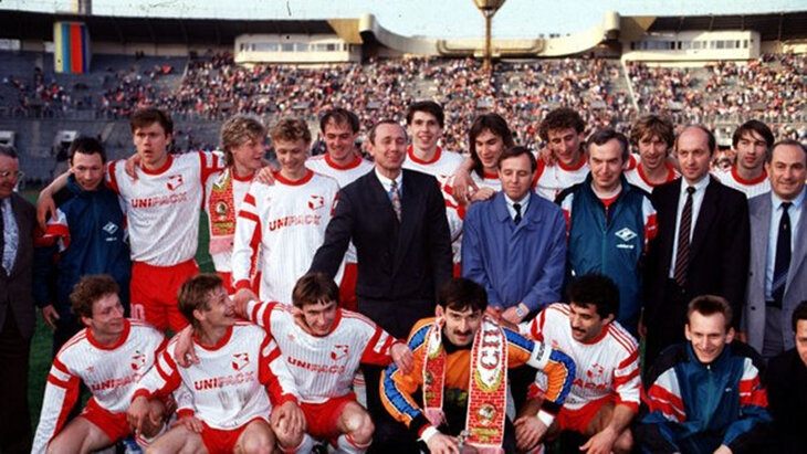 Чемпионы 1992 "Спартак" Москва. Фото с сайта Clubspartak.ru