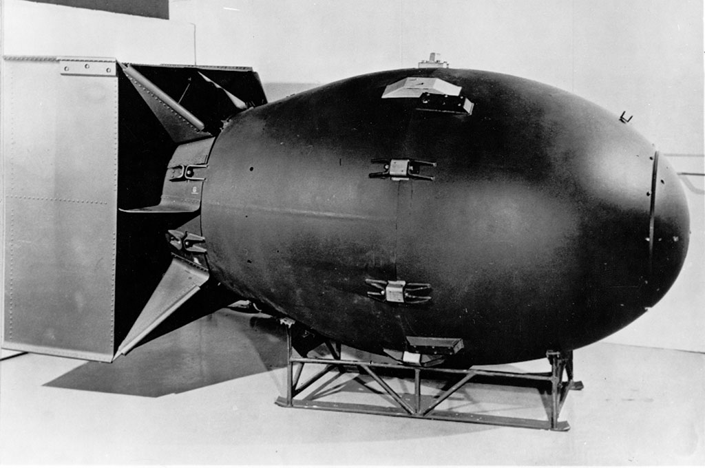 Атомная бомба "Толстяк" получила свое название за специфическую форму