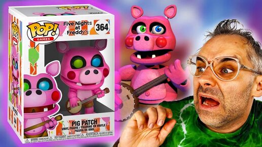 АНИМАТРОНИК ПИГПАТЧ FUNKO POP ДОКТОР ЗЛЮ И АНИМАТРОНИКИ FNAF PIGPATCH ИЗ PIZZERIA SIMULATOR