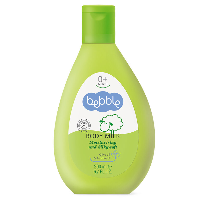 Bebble Body Milk Moisturizing and Silky Soft.