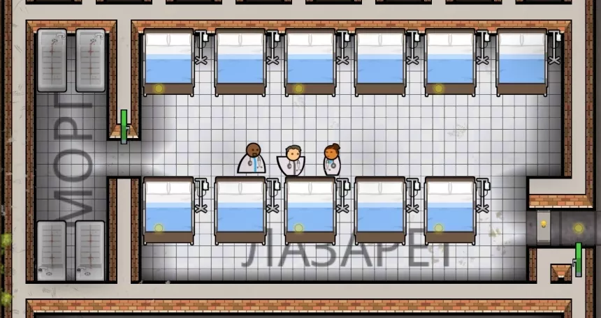 Prison architect комната для свиданий