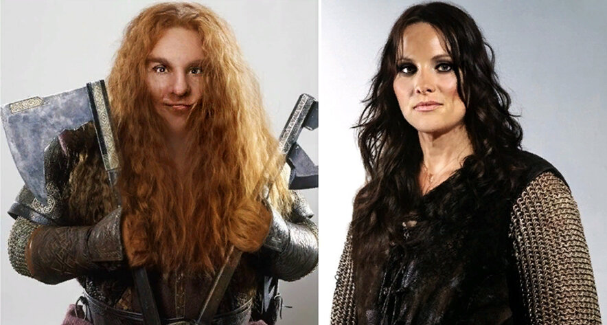 Гимли и Арагорн. Источник i.pinimg.com 