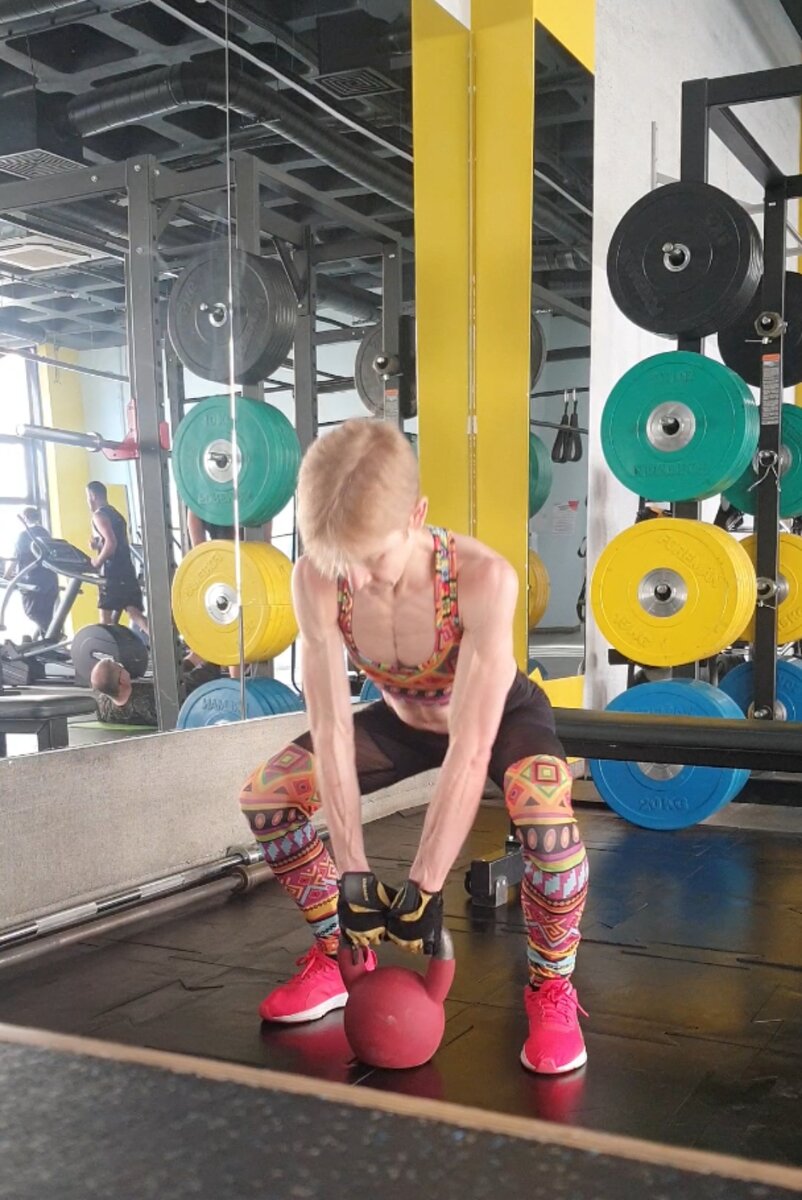 Фото с тренировки автора 