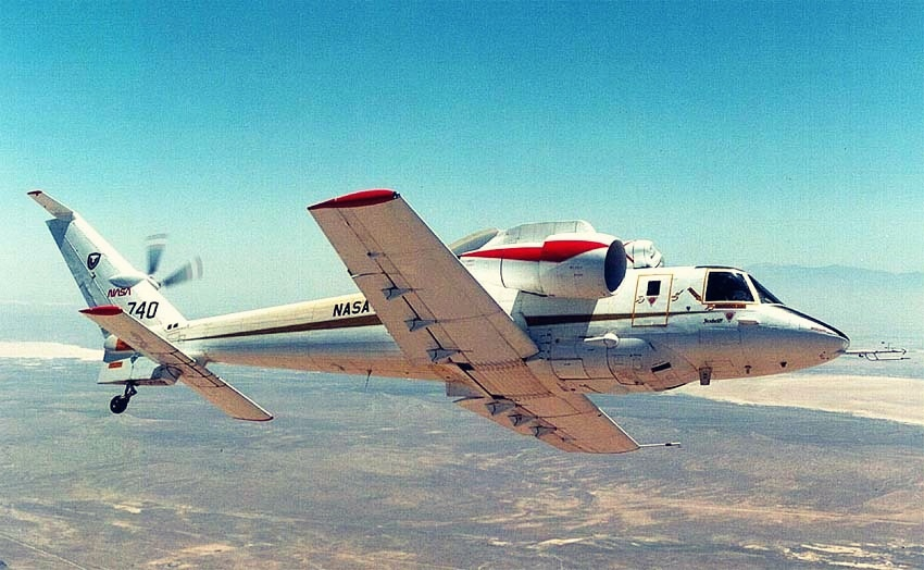  S-72 RSRA без несущего винта в процессе полёта