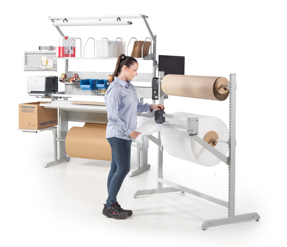 Стойки для рулонов упаковочного материала