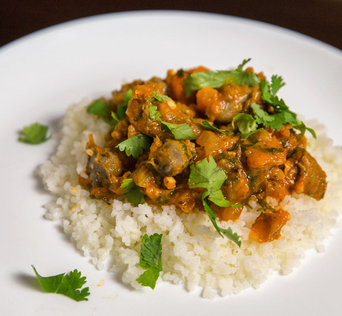 Куриные желудки и куриные сердечки