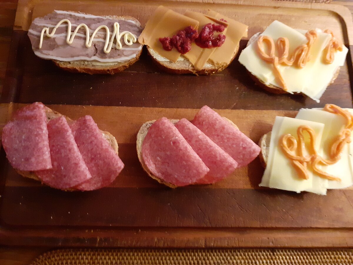 Норвежский завтрак. Один из вариантов. Фото автора.